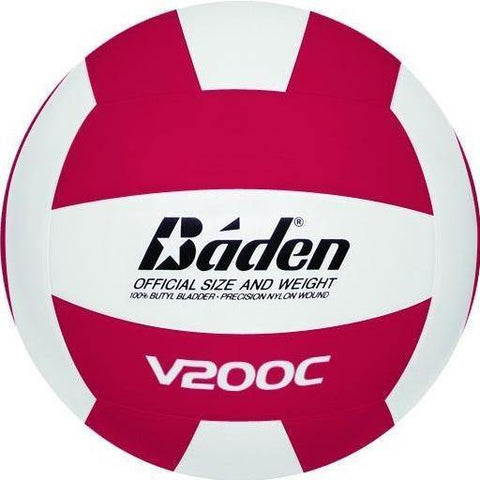 Red and White Baden Rubber Volleyball