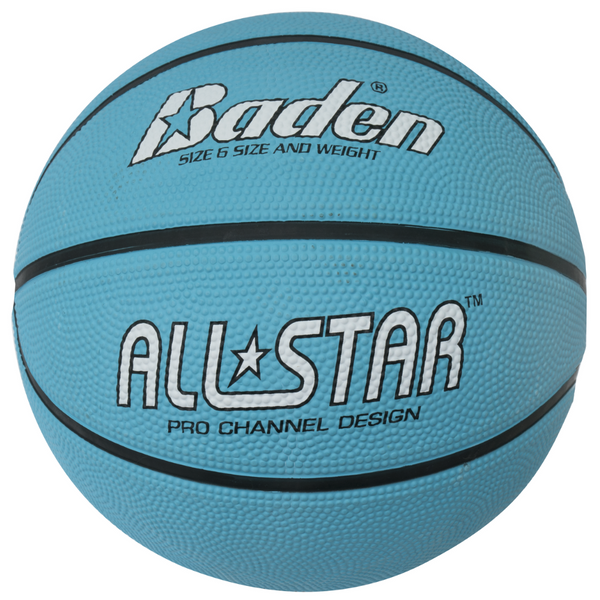 Baden All Star Basketball Size 6 Light Blue - Sport Essentials