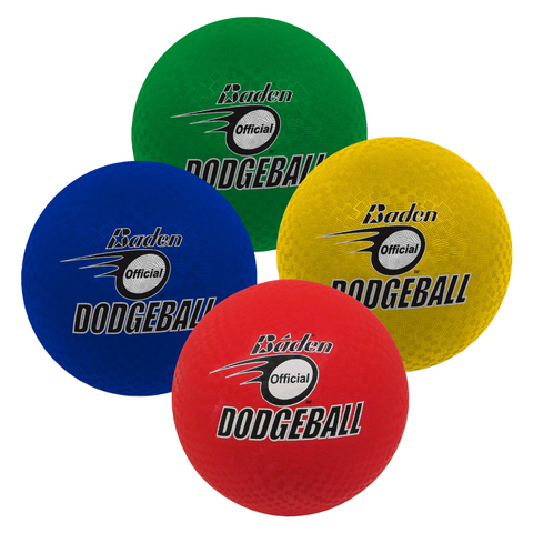 Baden Dodgeballs in Red, Blue, Yellow and Green - Sport Essentials