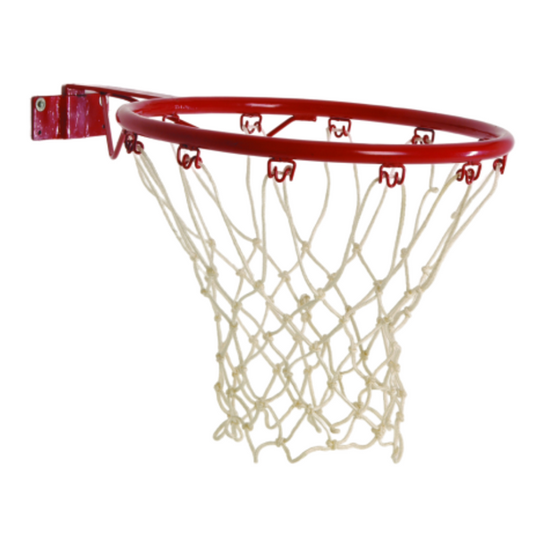 SureShot Removable netball unit, white netting and red ring