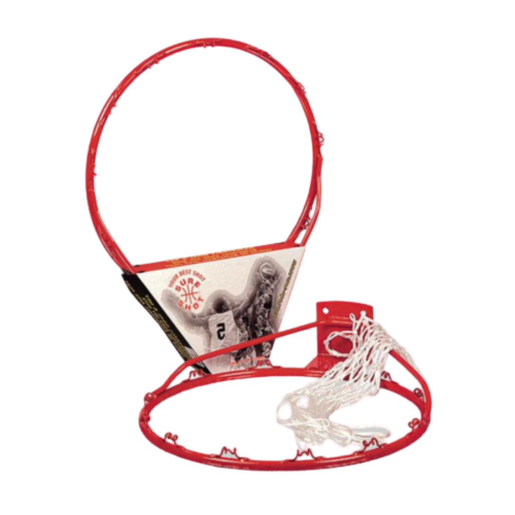 Sure Shot Basketball red Ring and white Net 203E -  Sport Essentials