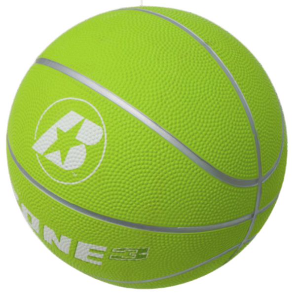 Zone Size 3 green rubber basketball - Sport Essentials