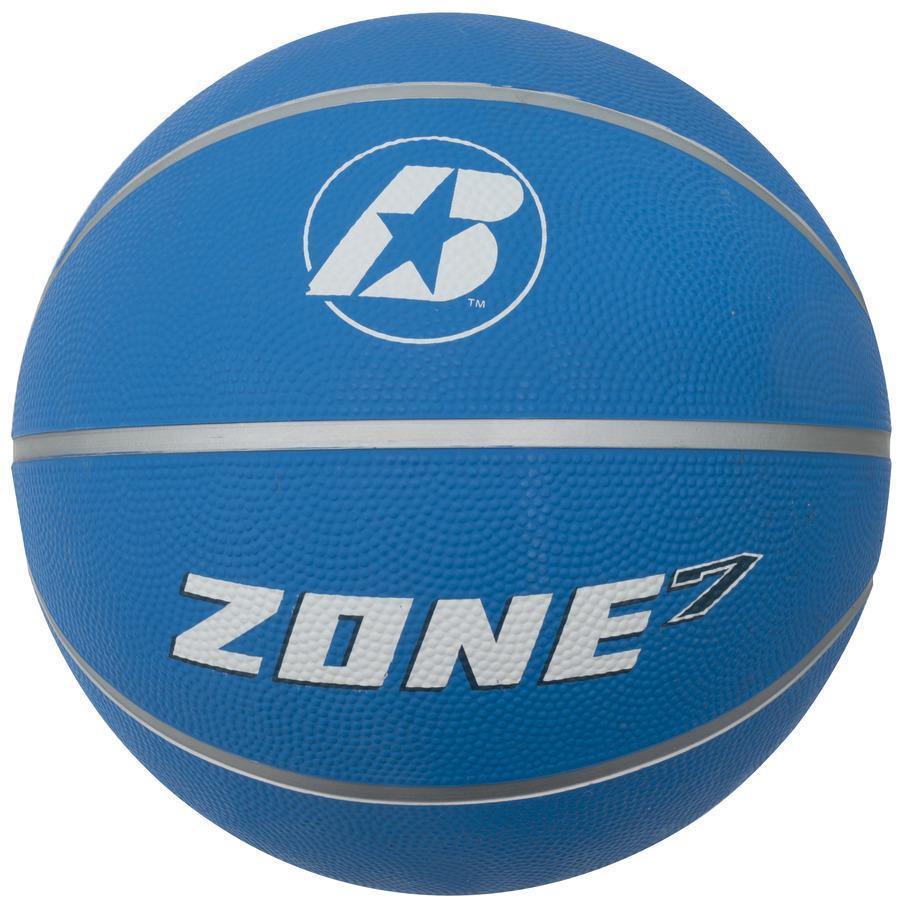 Zone Size 7 blue rubber basketball - Sport Essentials
