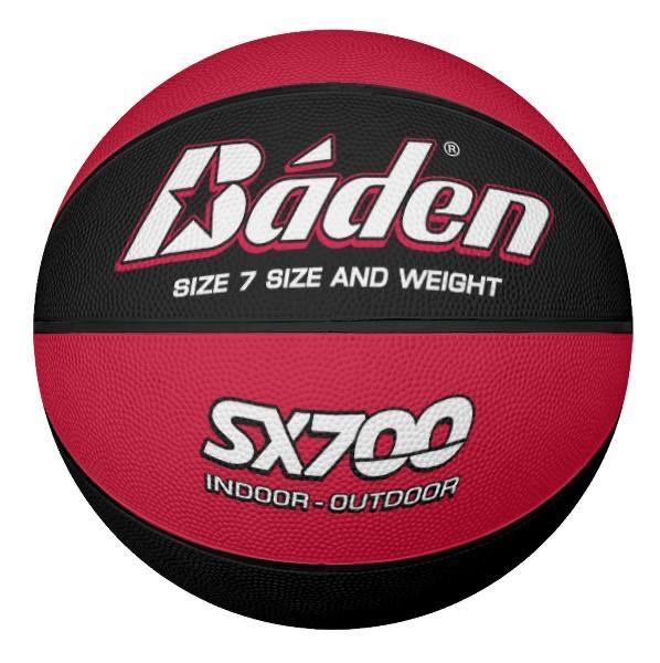 Baden sx700 - red and black size 7 basketball for indoor and outside use